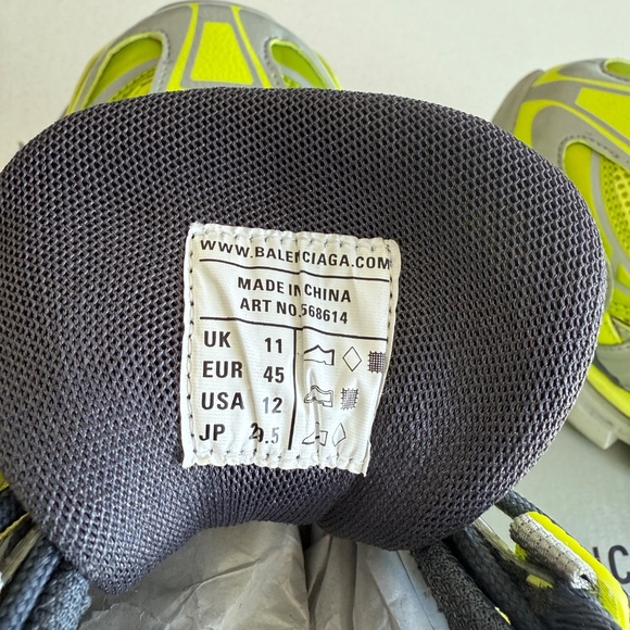 BALENCIAGA Track 2 Acid Neon Athletic Trainer Sneakers - slightly worn - Picture 7 of 10